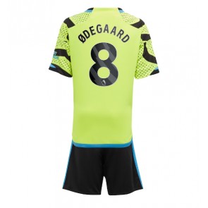 Arsenal Martin Odegaard #8 Bortaställ Barn 2023-24 Kortärmad (+ Korta byxor)